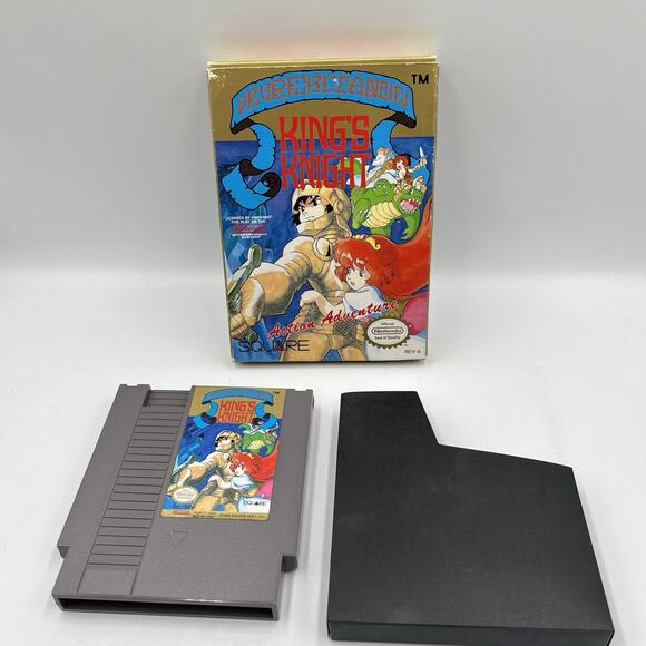 King's Knight - Nintendo (NES) - With Original Box & Sleeve - Picture 1 of 15